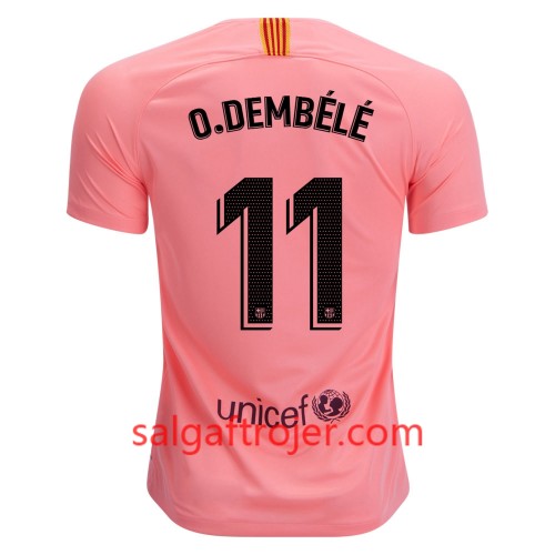 FC Barcelona Fodboldtrøjer Ousmane Dembele 11 3. sæt 2018/19 Kort ærmer FC Barcelona Fodboldtrøjer Ousmane Dembele 11 3. sæt 2018/19 Kort ærmer